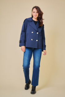 Trench déperlant Charlize Navy