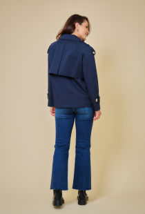 Trench déperlant Charlize Navy