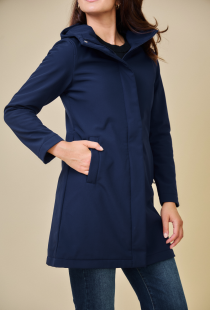 Parka mi-longue imperméable Softshell<br />
Siena Navy