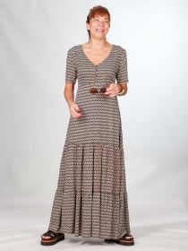 Robe Bor&eacute;al Osiris robe imprim&eacute;e d'inspiration mythique