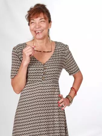 Robe Bor�al Osiris robe imprim�e d'inspiration mythique