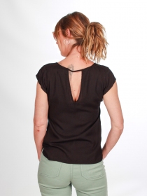 Top Ava Noir top noir &eacute;pur&eacute; facile &agrave; assortir