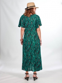 Robe kimono Moshi Saraza grey robe boh&egrave;me raffin&eacute;e