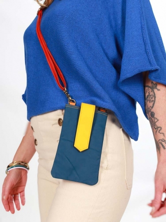 Sac pour t�l�phone Janis Marinella pochette t�l�phone color�e �l�gante