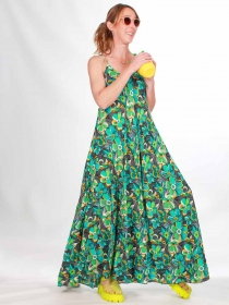 Robe Hera Hippie flower robe fluide florale