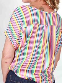 Top Gasby Rainbow stipes