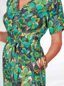 Combi-pantalon Boreal Hippie flower pi&egrave;ce mode &agrave; l'imprim&eacute; expressif