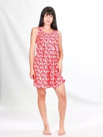 Robe Adelhi Iris rouge robe �l�gante imprim�e