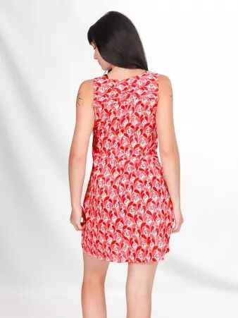 Robe Adelhi Iris rouge robe �l�gante imprim�e