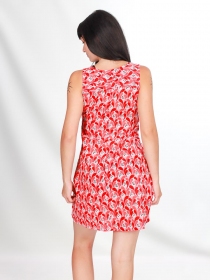 Robe Adelhi Iris rouge v&ecirc;tement boh&egrave;me