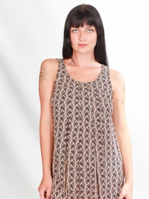 Robe Adelhi Black pampas robe fluide &agrave; imprim&eacute; v&eacute;g&eacute;tal