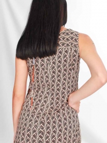 Robe Adelhi Black pampas robe longue graphique