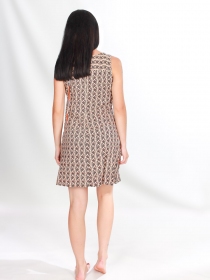 Robe Adelhi Black pampas robe imprim&eacute;e raffin&eacute;e