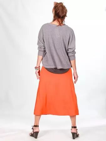 Jupe Zaza curcuma pi�ce mode vive et contemporaine