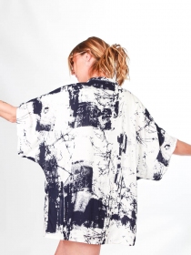 Harori court bleu marine