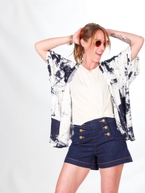 Harori court bleu marine