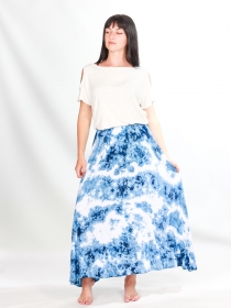 Jupe Yoko Tie dye Shibori jupe tie dye Shibori d'inspiration japonaise