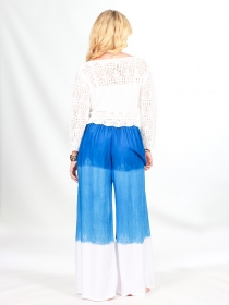 Pantalon Neva tie dye midnight blue pi&egrave;ce mode graphique et contemporaine