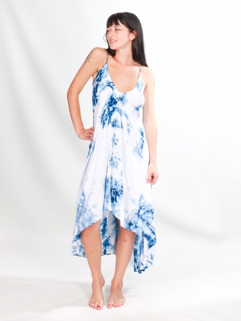 Robe Chloe Tie dye Shibori robe boh�me chic