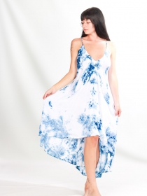 Robe Chloe Tie dye Shibori robe &eacute;l&eacute;gante contemporaine