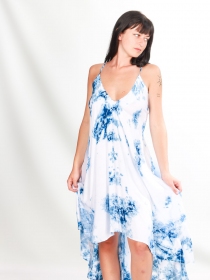 Robe Chloe Tie dye Shibori robe artisanale unique