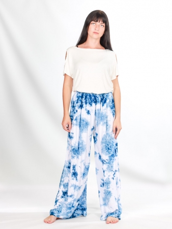 Pantalon Neva tie dye shibori pi�ce mode fluide et expressive