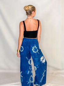 Pantalon Neva tie dye miru pantalon fluide tie dye miru &agrave; l'esth&eacute;tique douce
