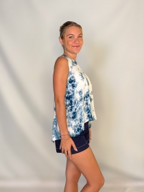 Top Lacy Tie dye Shibori top tie dye shibori graphique