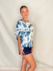 Top Miko Tie dye Shibori top tie dye shibori graphique