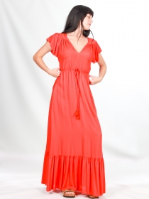 Robe longue Billy Potimarron robe boh&egrave;me automnale