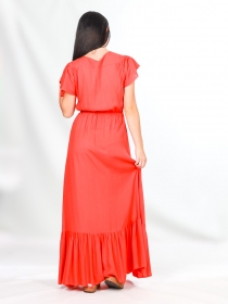 Robe longue Billy Potimarron robe f&eacute;minine color&eacute;e