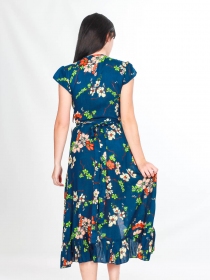 Robe kimono Aligato Poiret robe fluide &eacute;l&eacute;gante