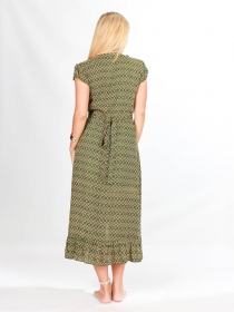 Robe kimono Aligato Hijau robe boh&egrave;me naturelle