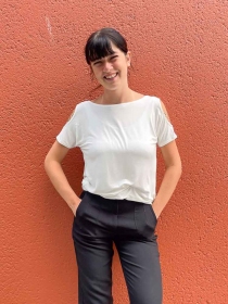 Top V&eacute;nice ivoire