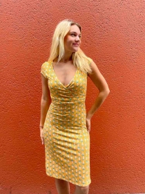 Robe Thia Pinia Jaune robe fluide estivale aux tons jaunes