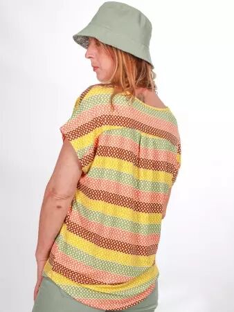 Top Gasby Rainbow scales top color� effet �cailles arc-en-ciel