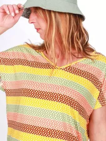 Top Gasby Rainbow scales top color� effet �cailles arc-en-ciel