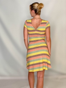 Robe Harini Rainbow scales robe expressive originale