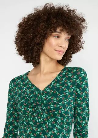 Robe Hot Knot shimmering night flower robe fluide scintillante