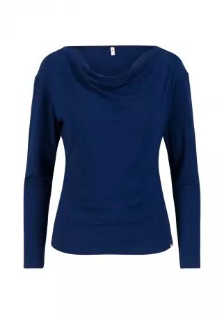 Top Wishful Waterfall iconic dark blue top bleu profond iconique