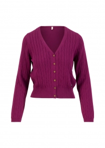 Cardigan Save the World starlight pink knit