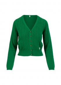 Cardigan Save the World starlight green knit