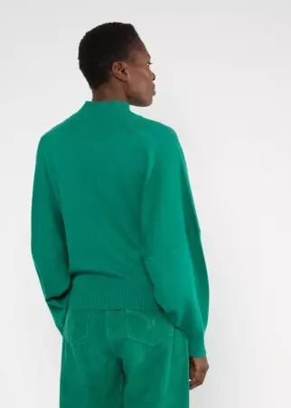 Pull Diamond Loom Egg chunky pullover green pull chunky vert � la maille textur�e