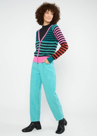 Cardigan Bright Side of Life colorful magic show �l�ment mode � l'esth�tique actuelle
