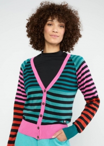 Cardigan Bright Side of Life colorful magic show