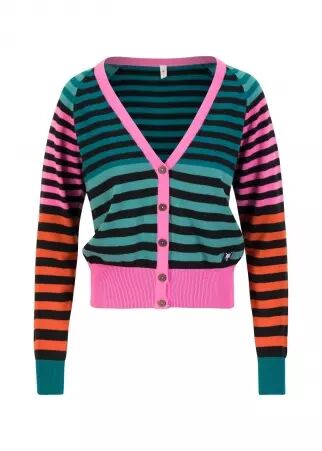 Cardigan Bright Side of Life colorful magic show �l�ment mode � l'esth�tique actuelle