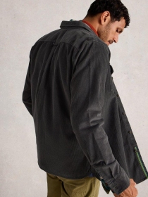 Chemise velours Whitestuff Griffin Gris pi&egrave;ce vestimentaire &agrave; l'allure tendance