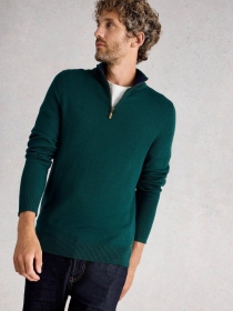 Pull Whitestuff newport camionneur en merino emeraude