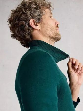 Pull Whitestuff Newport camionneur m�rino �meraude pull color� chic