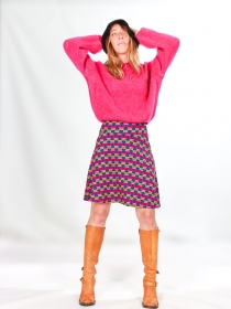 Jupe Zazie Purple pavot